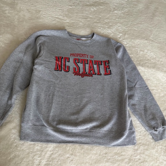 Soffe Tops - Soffe Gray NC State Crewneck Sweatshirt size Large